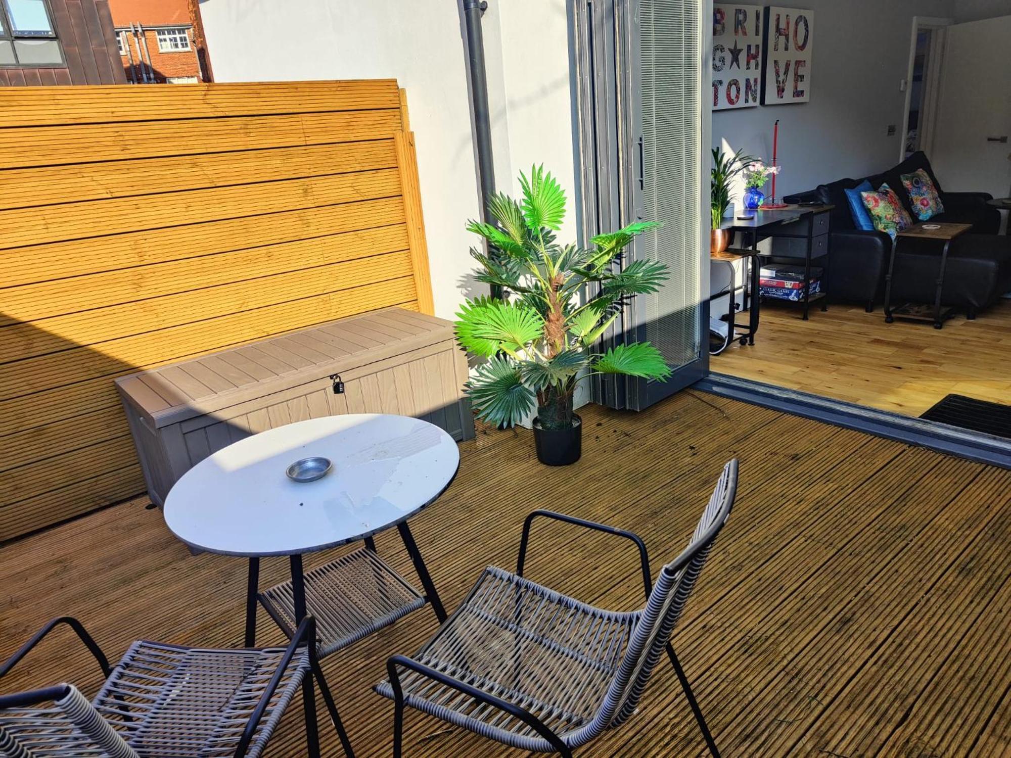 Modern Central Brighton Patio Flat - Free Parking! Zewnętrze zdjęcie